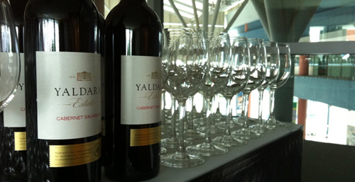 Wine & Glasses at the Ready